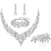 21-Clear rhodium-tone