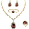 04-Amethyst Color Gold-Tone
