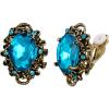 Blue Antique-Gold-Toned