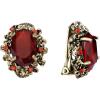 Ruby Color Antique-Gold-Tone
