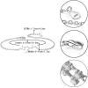 imageBriLove Gifts for Mom Women 925 Sterling Silver CZ Horoscope Zodiac 12 Constellation Astrology Link Bracelet for Mothers DayValentines DayBirthdayChristmasAnniversarySagittarius Nov 22  Dec 21