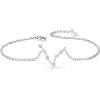 imageBriLove Gifts for Mom Women 925 Sterling Silver CZ Horoscope Zodiac 12 Constellation Astrology Link Bracelet for Mothers DayValentines DayBirthdayChristmasAnniversaryPisces Feb 19  Mar 20