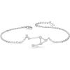 imageBriLove Gifts for Mom Women 925 Sterling Silver CZ Horoscope Zodiac 12 Constellation Astrology Link Bracelet for Mothers DayValentines DayBirthdayChristmasAnniversaryLibra Sep 23  Oct 22
