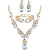 Clear Gold-Tone