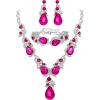 Fuchsia Silver-Tone