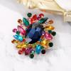 imageBriLove Austrian Crystal Rhinestone Gorgeous Oval Marquise Brooches for WomenMulticolor GoldTone