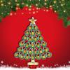 imageBriLove Womens Christmas Tree Brooch Xmas Star Teardrop Hollow Rhinestone Pin Costume GiftChampagne GoldTone