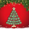 imageBriLove Womens Christmas Tree Brooch Xmas Star Teardrop Hollow Rhinestone Pin Costume GiftEmerald Color GoldTone