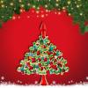 imageBriLove Womens Rhinestone Art Deco Daily Christmas Tree Teardrop Brooch Pin for PartyMulticolor GoldTone