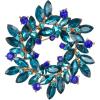 Blue Topaz Gold-Tone