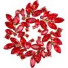 Ruby Color Gold-Toned
