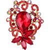 Ruby Color Gold-Tone