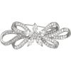 imageBriLove Wedding Bridal Brooch Pin for Women Fashion CZ Marquise Crystals Rhinestones Flower BroochesClear SilverTone