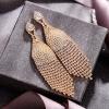 imageBriLove Fashion Long Chandelier Tassel Dangle Drop Earrings for Women Party Prom AccessoriesFringeGiold
