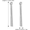 imageBriLove Fashion Long Chandelier Tassel Dangle Drop Earrings for Women Party Prom AccessoriesKnot SilverTone
