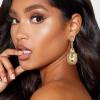 imageBriLove Womens Wedding Bridal Crystal Emerald Cut Infinity Figure 8 Chandelier Dangle Earrings03Champagne GoldTone
