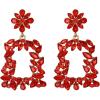 Ruby Color Gold-Tone