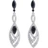 Silver-Tone Black w/ Clear