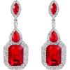 05-Ruby Color Silver-Tone