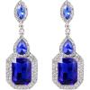 10-Royal Blue Silver-tone