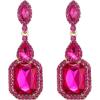 Hot Pink Gold-Tone