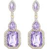 Light Purple Gold-Tone