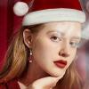 imageBriLove Christmas Tree Earrings for Women Lovely Cute Enamel Hook Dangle Earring for Party Prom AccessoriesRed GoldTone
