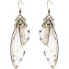 Iridescent AB Antiqued Gold-Tone