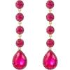 Hot Pink Gold-Tone