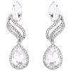 Clear Silver-tone