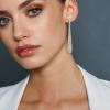 imageBriLove Wedding Bridal Elegant Crystal Beaded Teardrop Long Dangle Earrings for WomenIridescent AB GoldTone