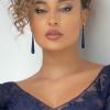 imageBriLove Wedding Bridal Elegant Crystal Beaded Teardrop Long Dangle Earrings for WomenNavy Blue BlackTone