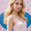 imageBriLove Womens Bohemian Boho Crystal Wedding Bridal Multiple Teardrop Chandelier Long Dangle EarringsPink GoldTone