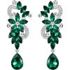 05-Emerald Color Silver-Tone