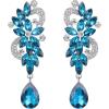 07-Blue Topaz Color Silver-Tone