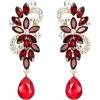 Ruby Color Gold-Tone