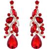 10-Ruby Color Gold-Tone