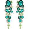 06-Emerald Color Gold-Tone