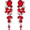 13-Ruby Color Silver-Tone