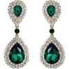 Emerald Color Gold-Tone