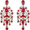 Ruby Color Antique Gold-Tone