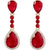 Ruby Color Gold-Tone