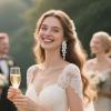 imageBriLove Womens Wedding Bridal Crystal Simulated Pearl Multi Beaded Cluster Chandelier Dangle EarringsSilverTone