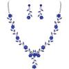 06-Sapphire Color Silver-Tone