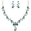 08-Blue Topaz Gold-Tone