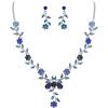 16-Blue Silver-Tone
