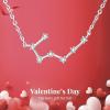 imageBriLove Gifts for Mom Women 925 Sterling Silver CZ Horoscope Zodiac 12 Constellation Astrology Pendant Necklace for Mothers DayValentines DayBirthdayChristmasAnniversaryTaurus