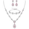 Pink Silver-Tone