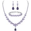 Purple Silver-Tone
