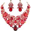 Ruby Color Gold-Tone